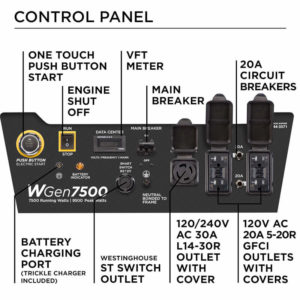 Westinghouse WGen Control Panel