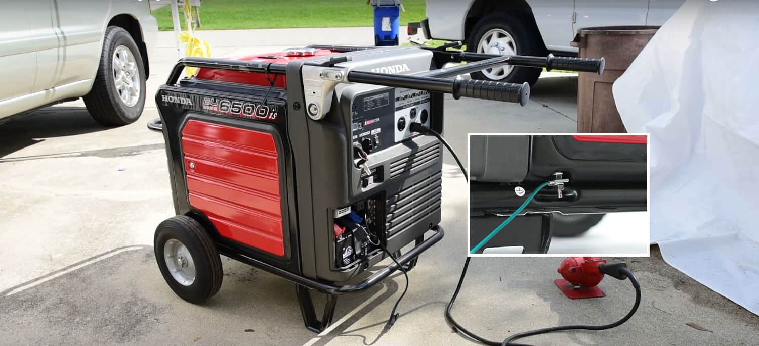 Grounding a portable generator