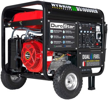 DuroStar DS10000EH Dual Fuel Portable Generator