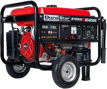 DuroStar DS4850EH Dual Fuel Portable Generator
